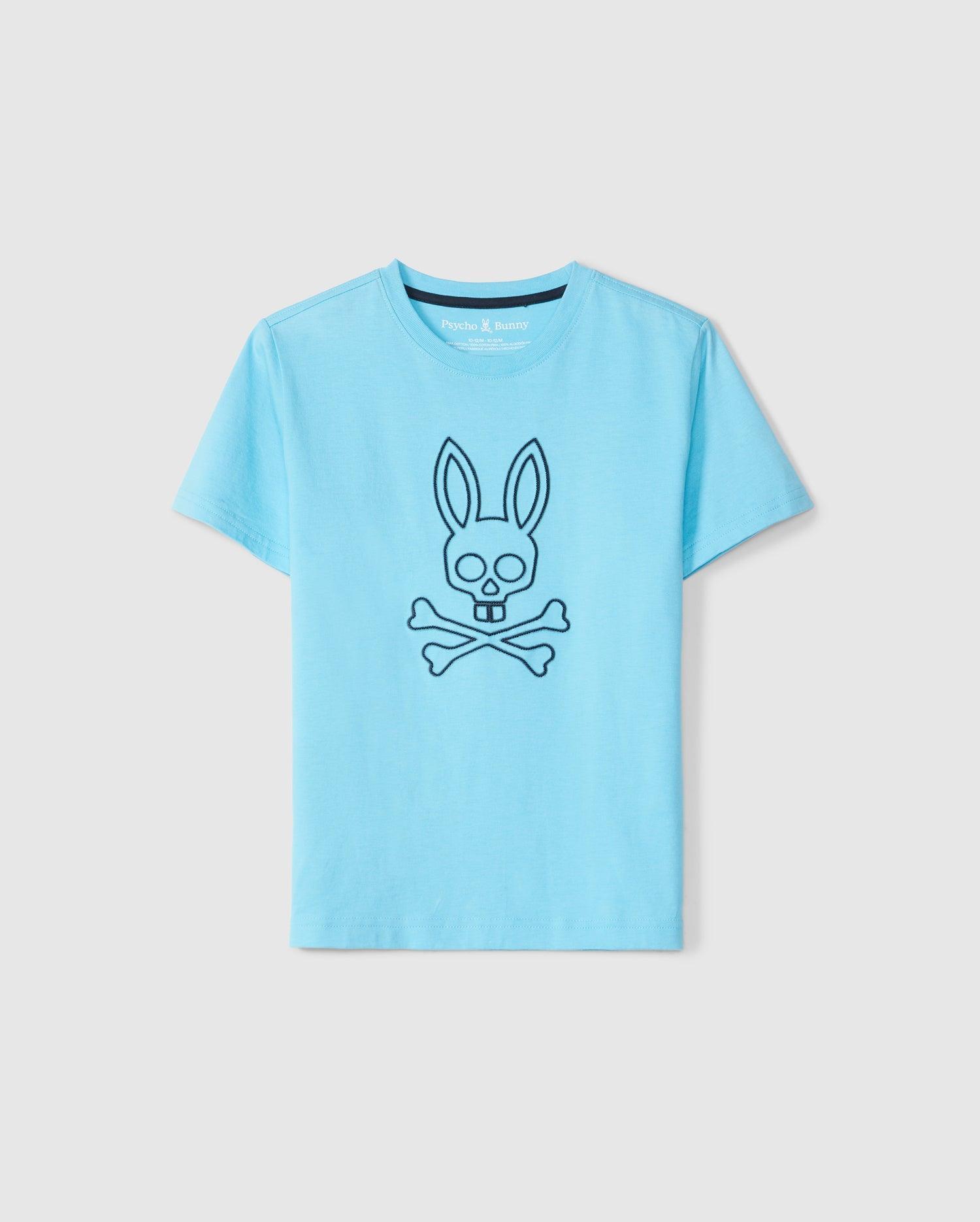 Psycho Bunny Mens Sheldon Graphic Tee 450 AQUARIUS Product Image