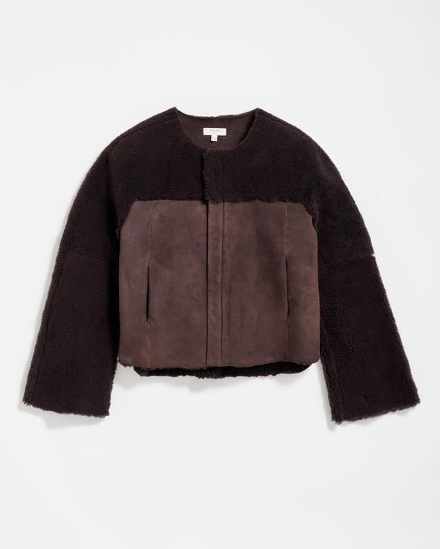 SHORT SHEARLING JACKET Product Image