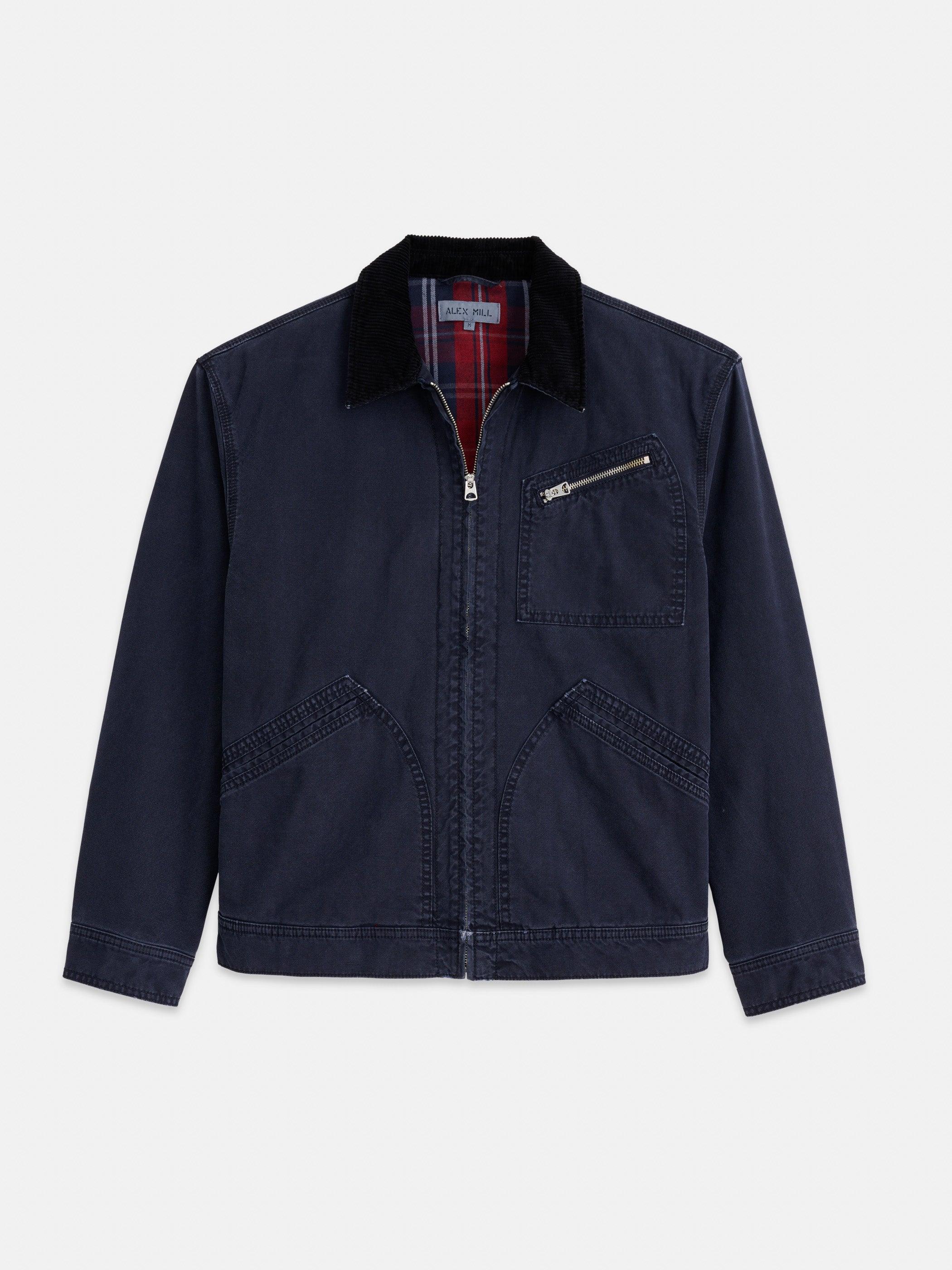 Miller Zip Jacket in Canvas Male Product Image