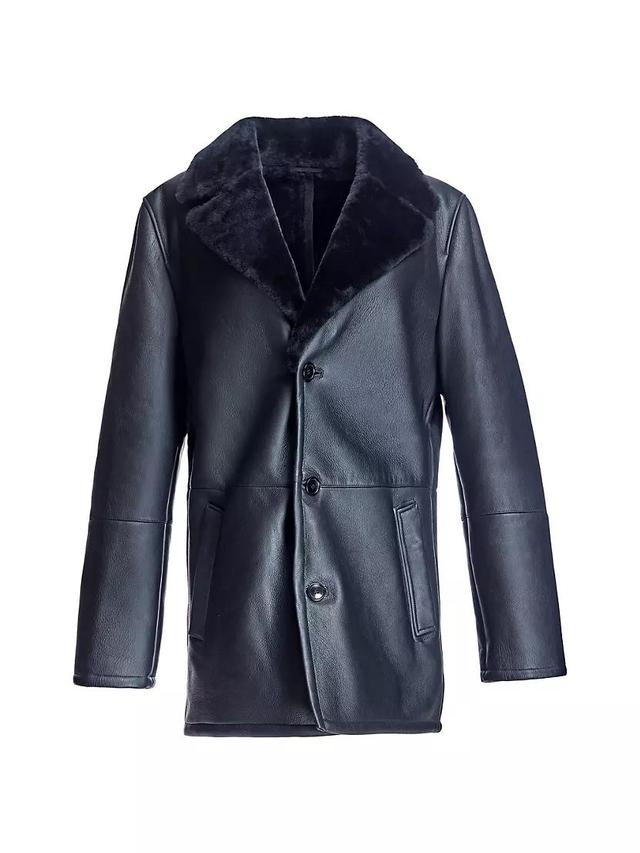 Men's Shearling Jacket Product Image