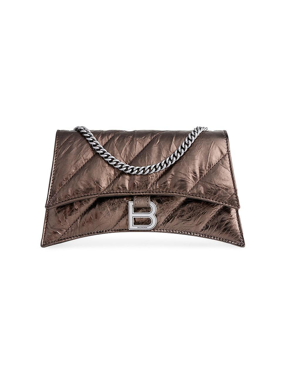 Womens Crush XS Chain Bag Metallized Quilted Product Image