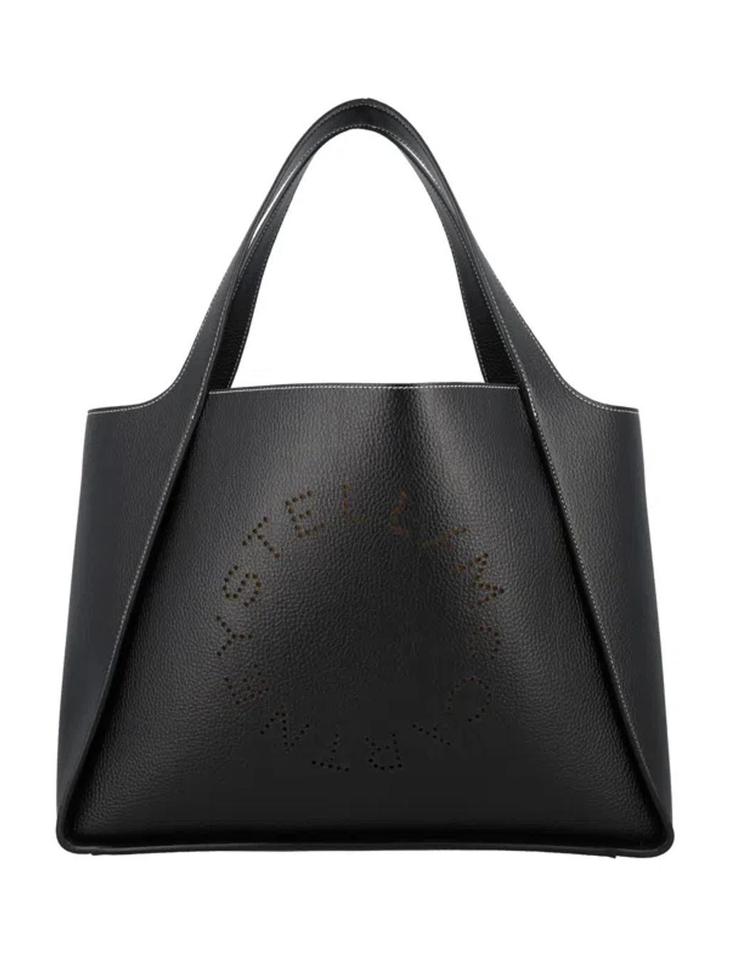 Women's Logo Grainy Alter Mat Tote Bag In Black Product Image