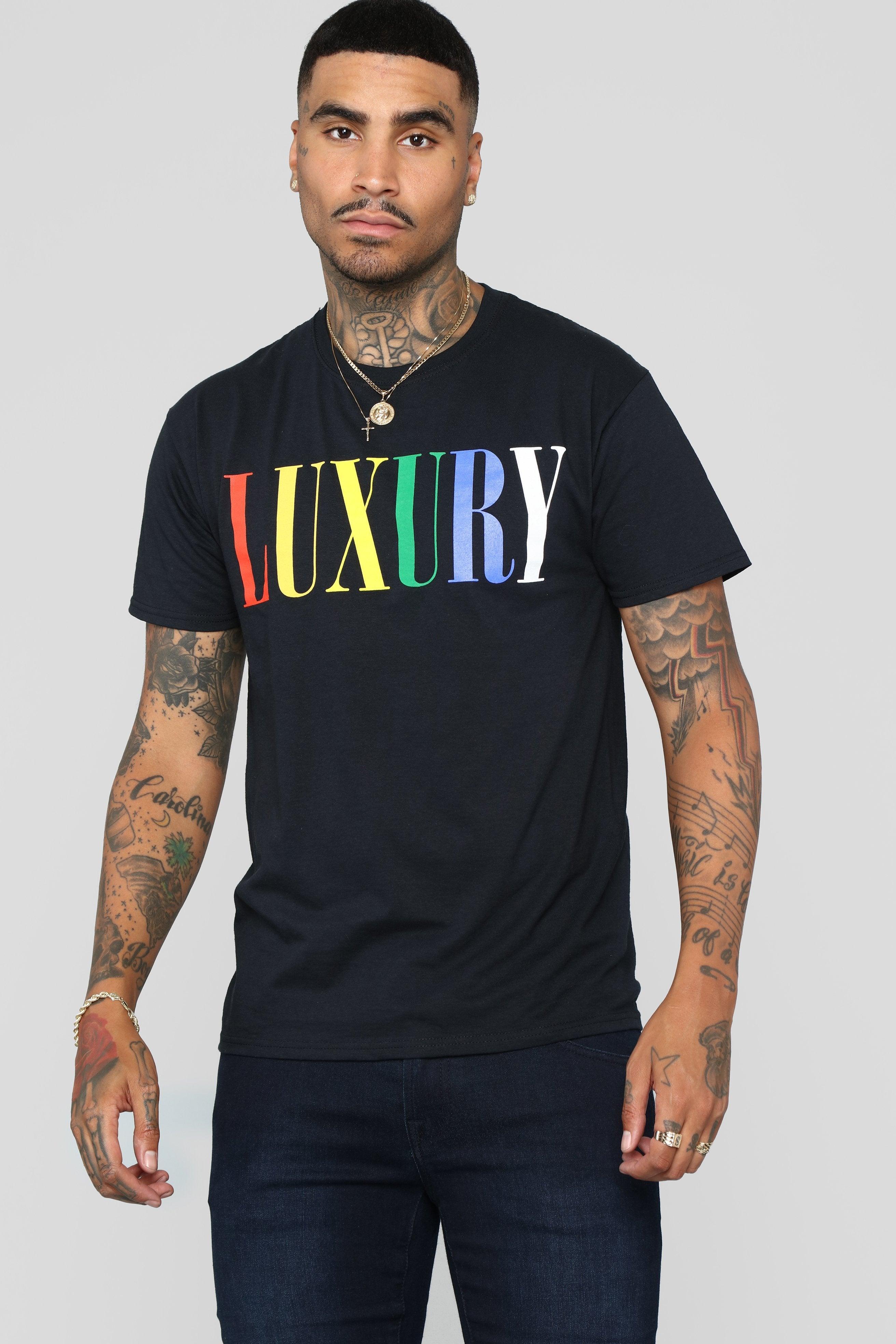 Luxury Short Sleeve Tee - Black Product Image