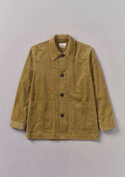 Organic Cord Point Collar Jacket | Golden Sand Product Image