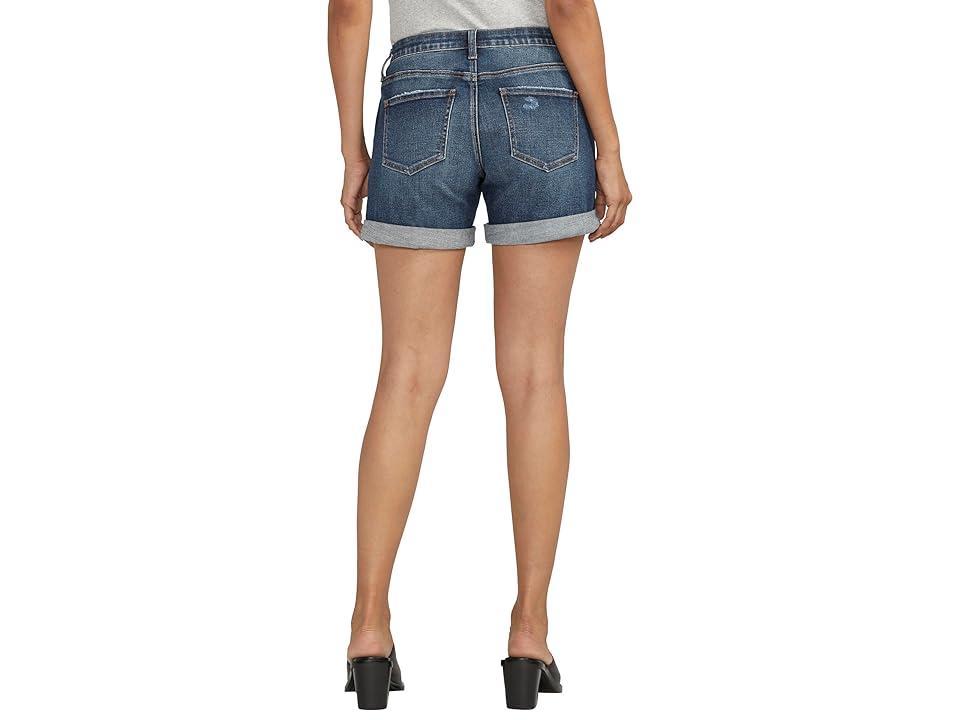 JAG Alex Mid Rise Boyfriend Denim Shorts Product Image