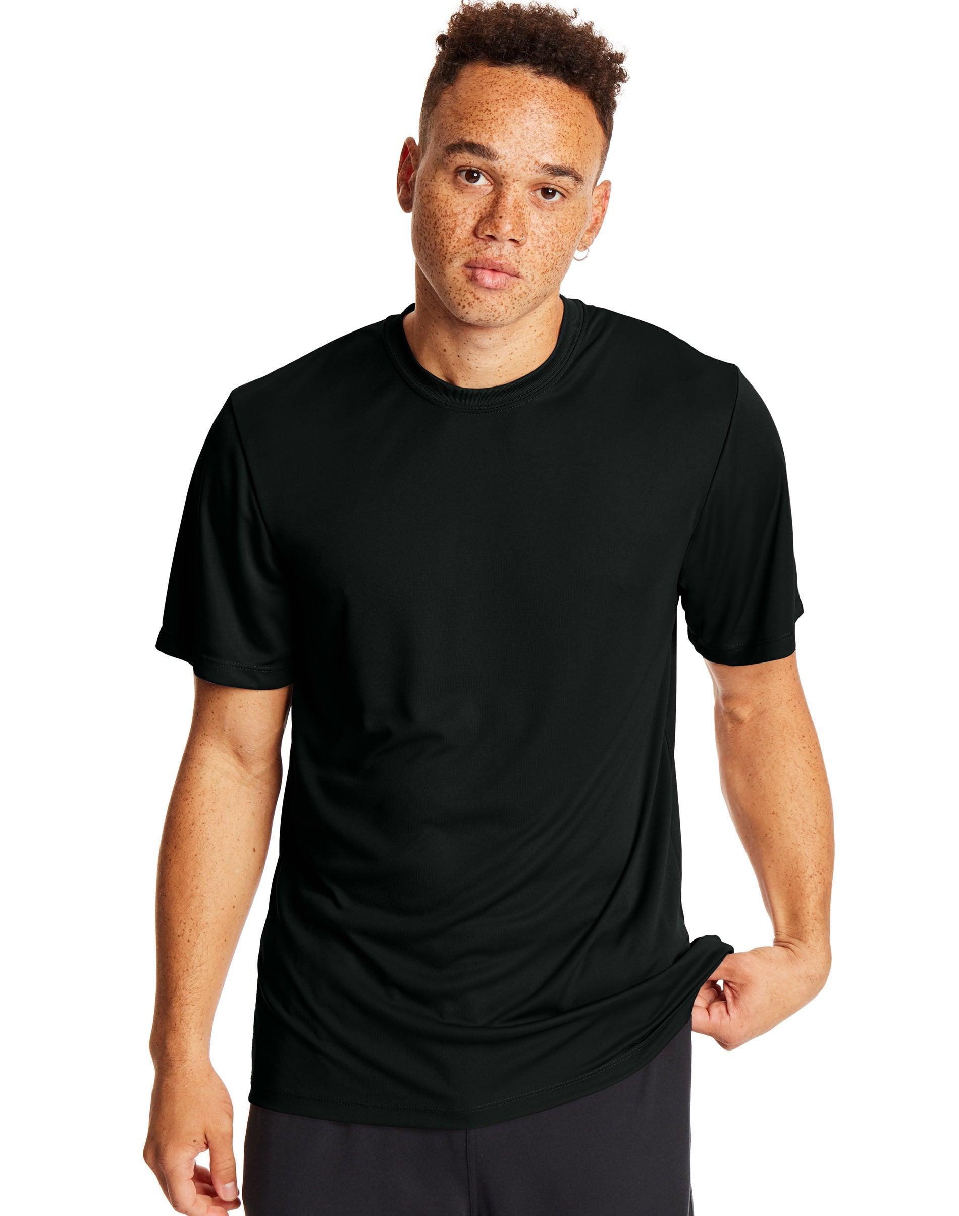 Hanes Sport Cool DRI Mens Performance T-Shirt, Value 2-Pack Graphite M Product Image