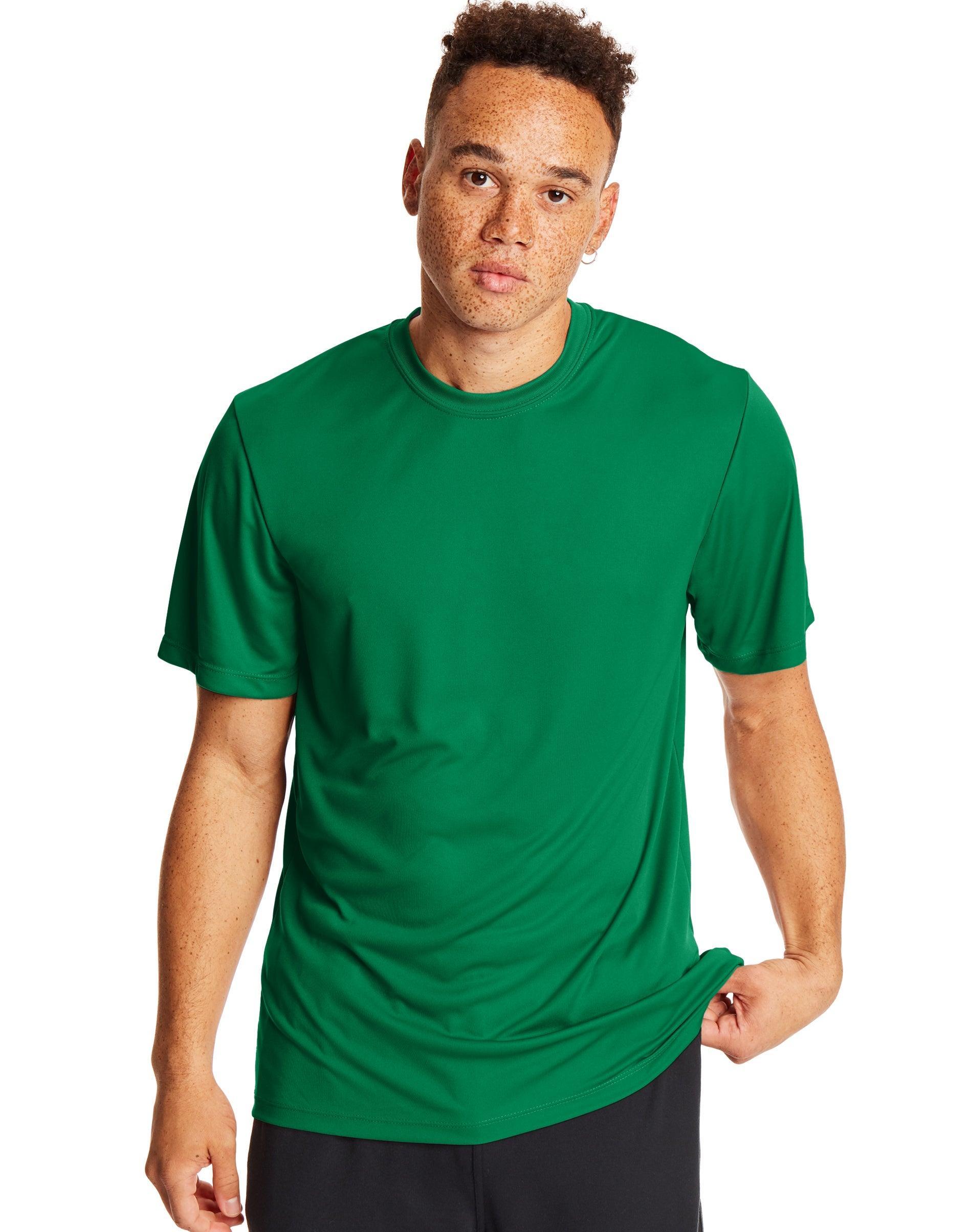 Hanes Sport Cool DRI Mens Performance T-Shirt, Value 2-Pack Graphite M Product Image