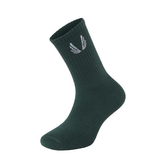 Essential Crew Socks (3 Pair) - Forest Green Product Image