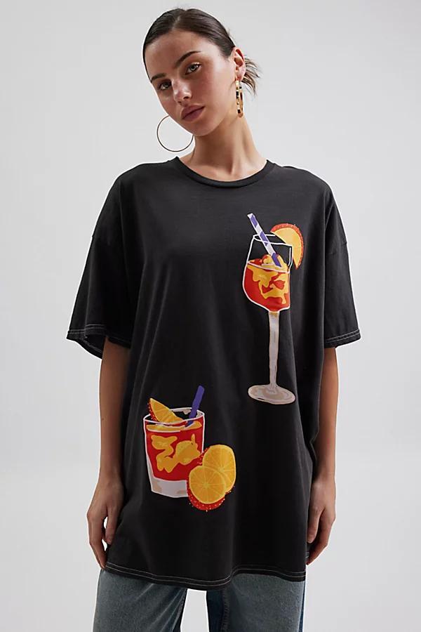 Spritz Club T-Shirt Dress Womens at Urban Outfitters Product Image