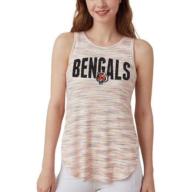 Womens Concepts Sport Cincinnati Bengals Sunray Multicolor Tri-Blend Tank Top Product Image