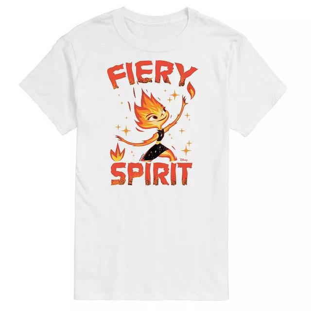 Disneys Elemental Big & Tall Fiery Spirit Graphic Tee, Mens Product Image