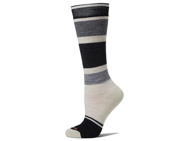 Smartwool Snowboard Targeted Cushion Extra Stretch Over the Calf (Moonbeam) Women's Crew Cut Socks Shoes Product Image