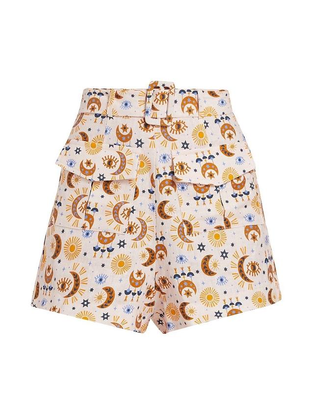 Womens Ceci Belted Shorts Product Image