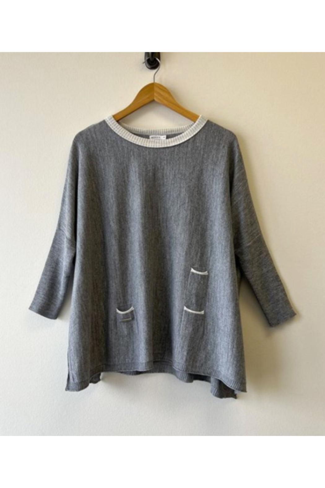 CATALINA CREWNECK MINI POCKET TRAVEL SWEATER Product Image