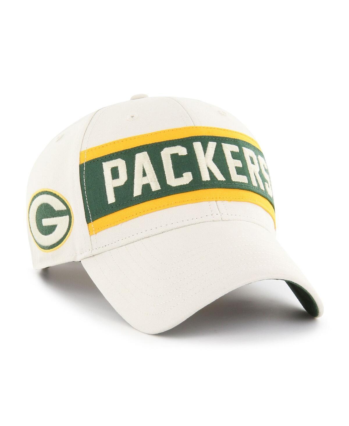 Mens 47 Cream Green Bay Packers Crossroad Mvp Adjustable Hat Product Image