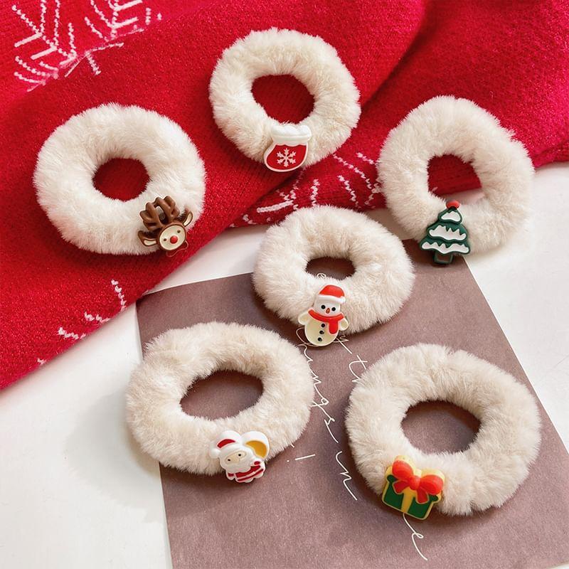 Christmas Fluffy Hair Tie Product Image