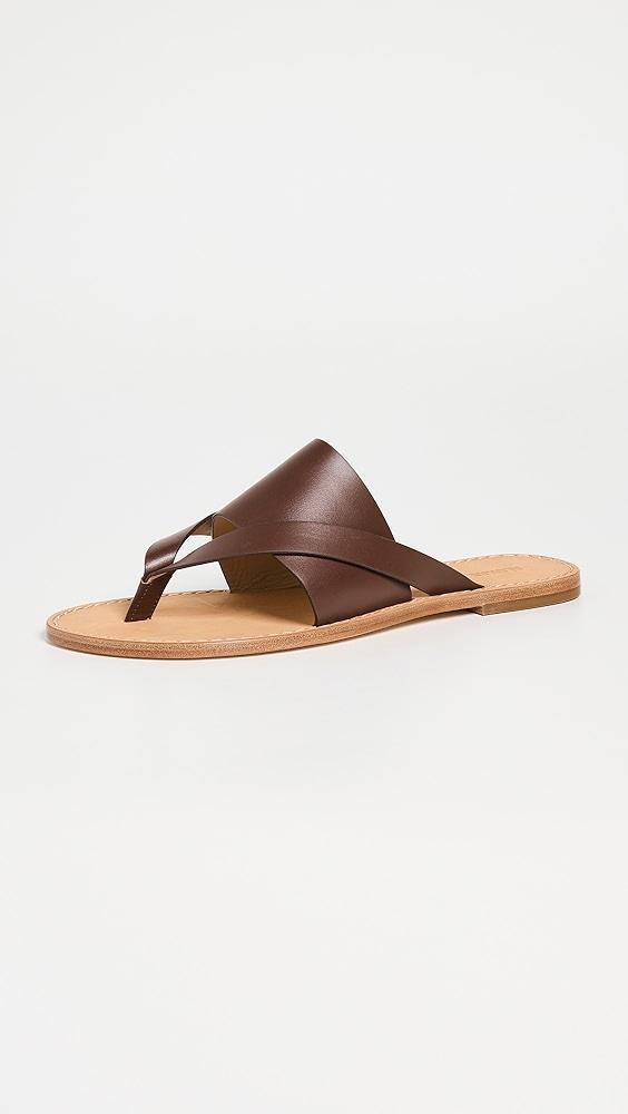 Alohas Eugene Brown Leather Sandals | Shopbop Product Image