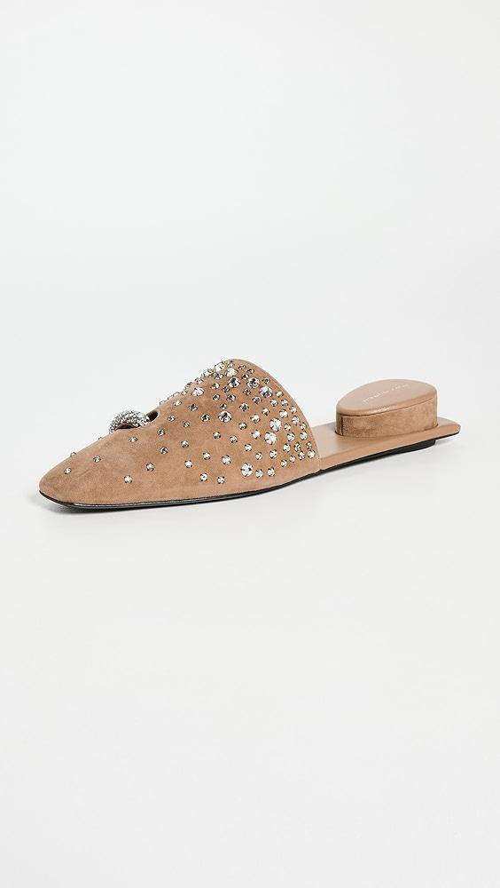 Tory Burch Pierced Crystal Mules | Shopbop Product Image