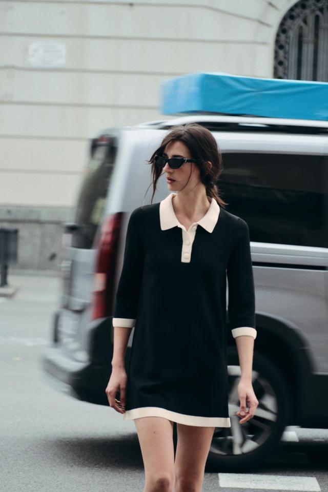 SHORT KNIT DRESS Product Image