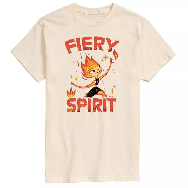 Mens Elemental Fiery Spirit Tee Beige Product Image