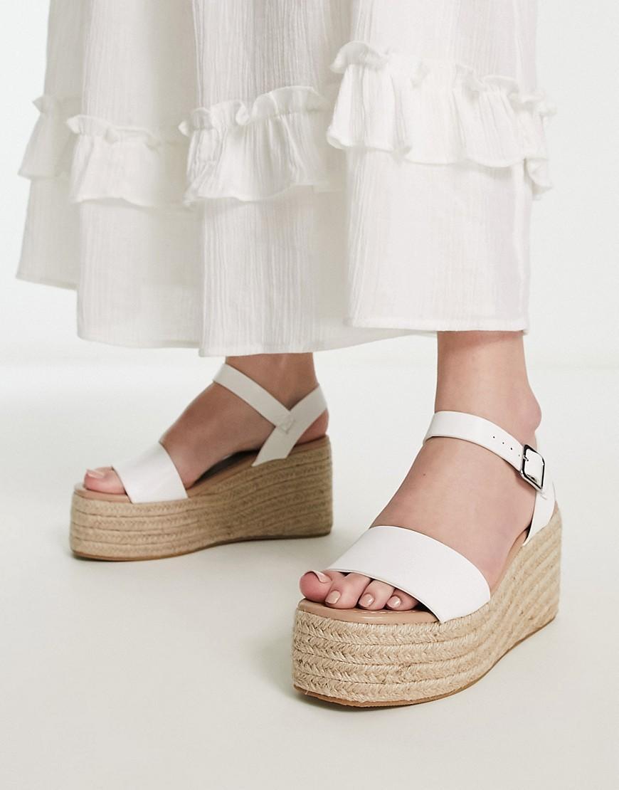 Glamorous espadrille platform sandals Product Image