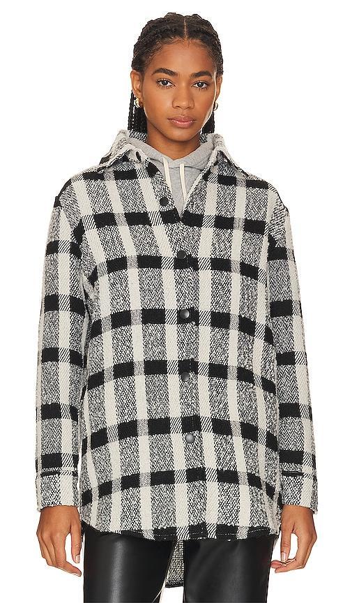 Steve Madden Eldridge Plaid Shirt Jacket Product Image