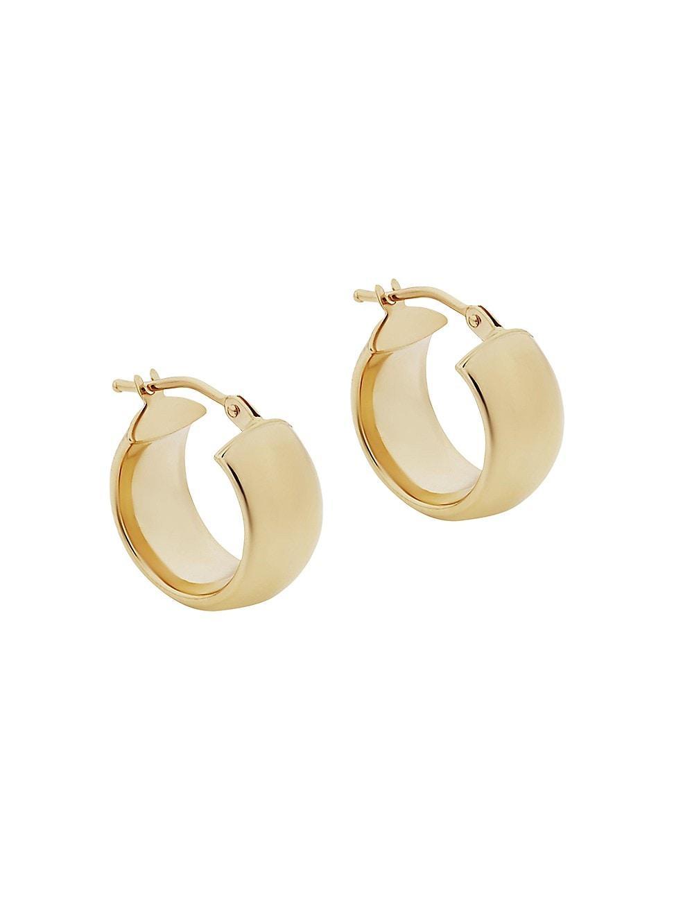 Womens 14K Yellow Gold High Society Hoops Product Image