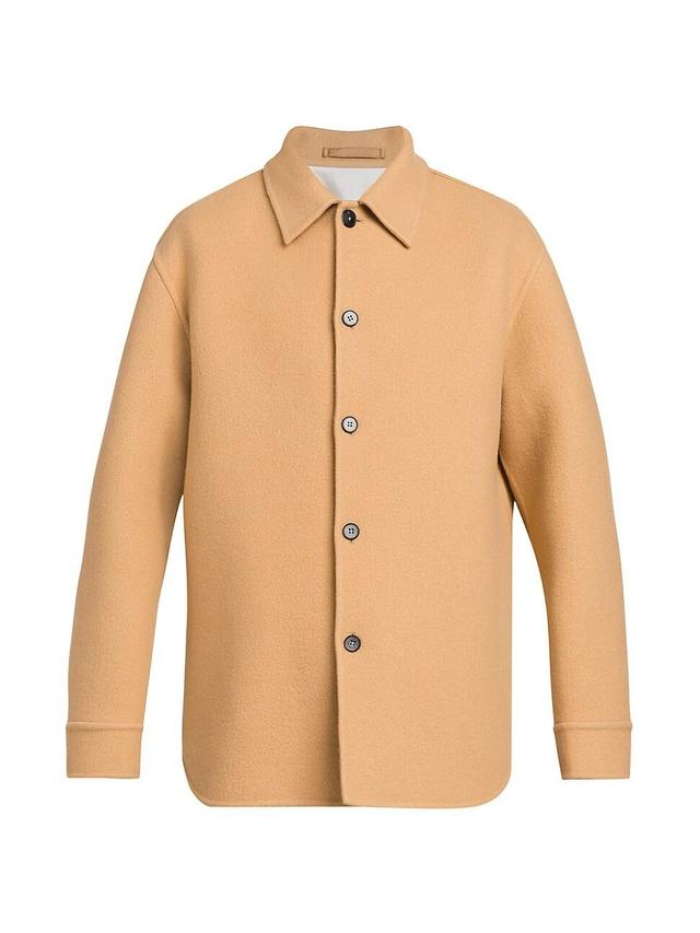 Mens Virgin Wool Shirt Jacket Product Image