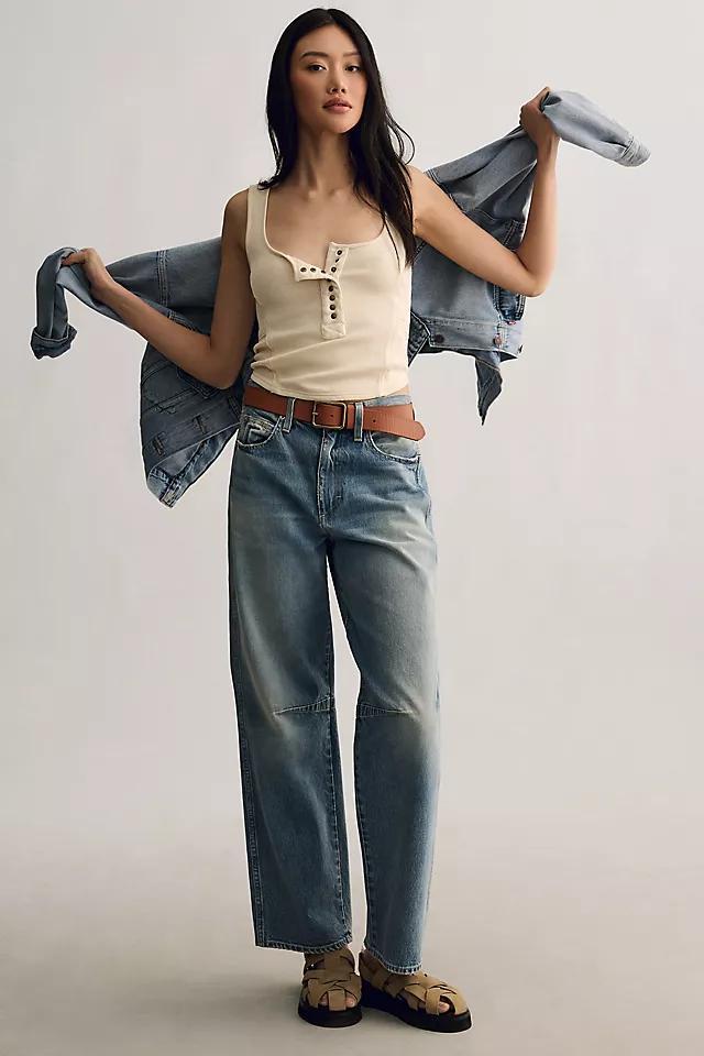 AMO Sandra Baggy Mid-Rise Wide-Leg Jeans Product Image