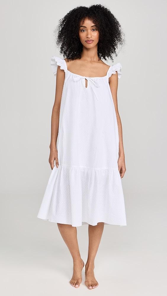 Petite Plume Women's Swiss Dots Nightgown | Shopbop Product Image