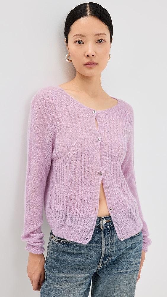 Alohas Corden Lilac Tricot Cardigan | Shopbop Product Image