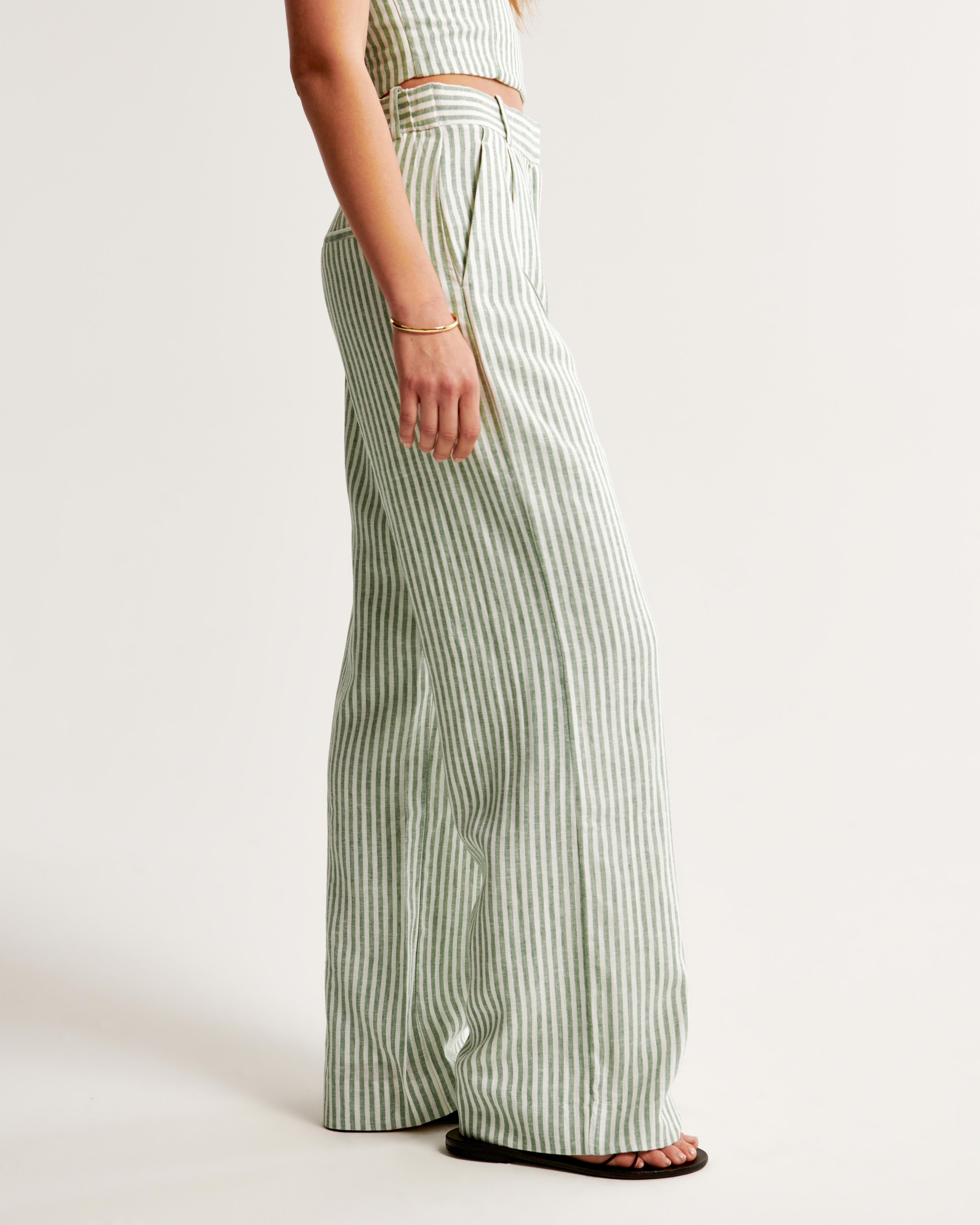 A&F Sloane Tailored Linen-Blend Pant Product Image