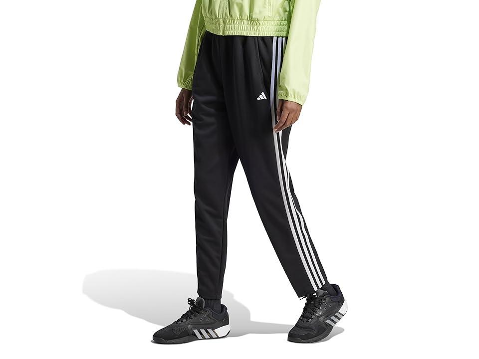 adidas Aeroready Training Essentials 3-Stripes Pants White) Women's Casual Pants Product Image