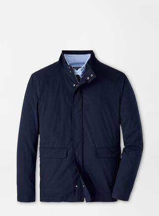 Peter Millar Mens Excursionist Flex City Coat | Color: Navy | Size: S Product Image