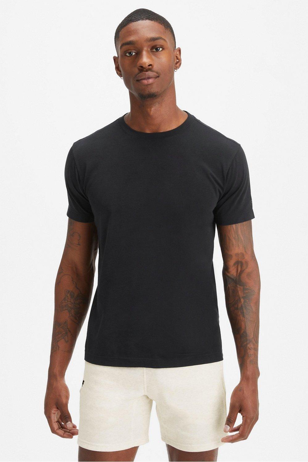 Fabletics Men The 24-7 Tee male black Size XS Product Image