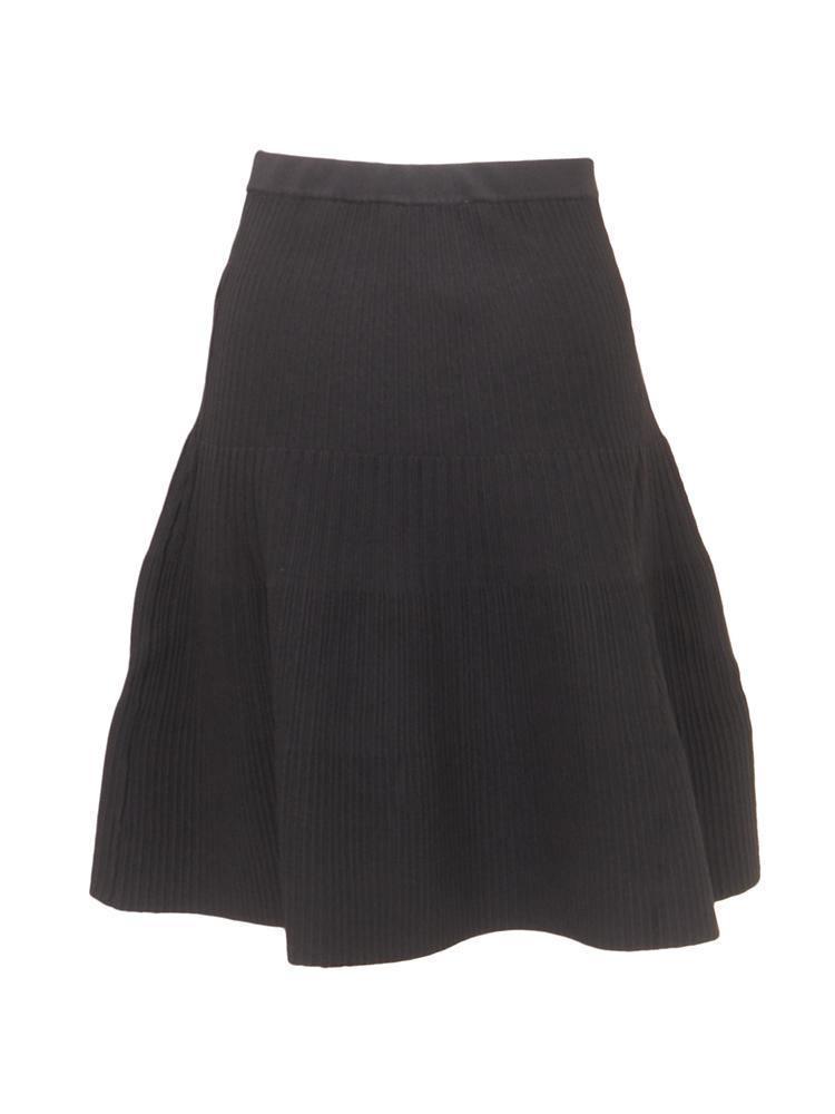 Miss Meme Ribbed Knit Skirt (Style 1815) Product Image