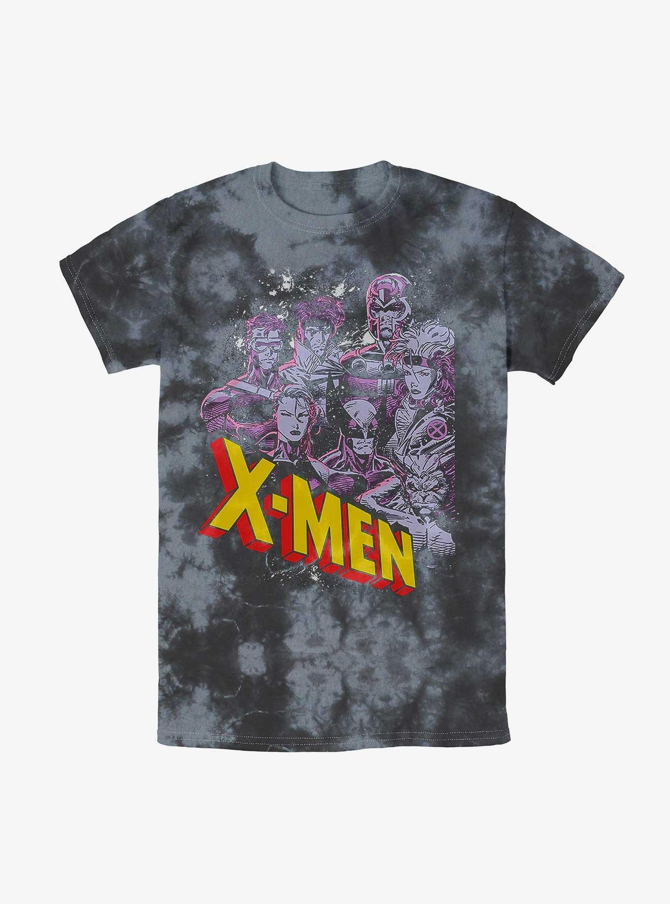 Marvel X-Men Vintage Team Tie-Dye T-Shirt Product Image