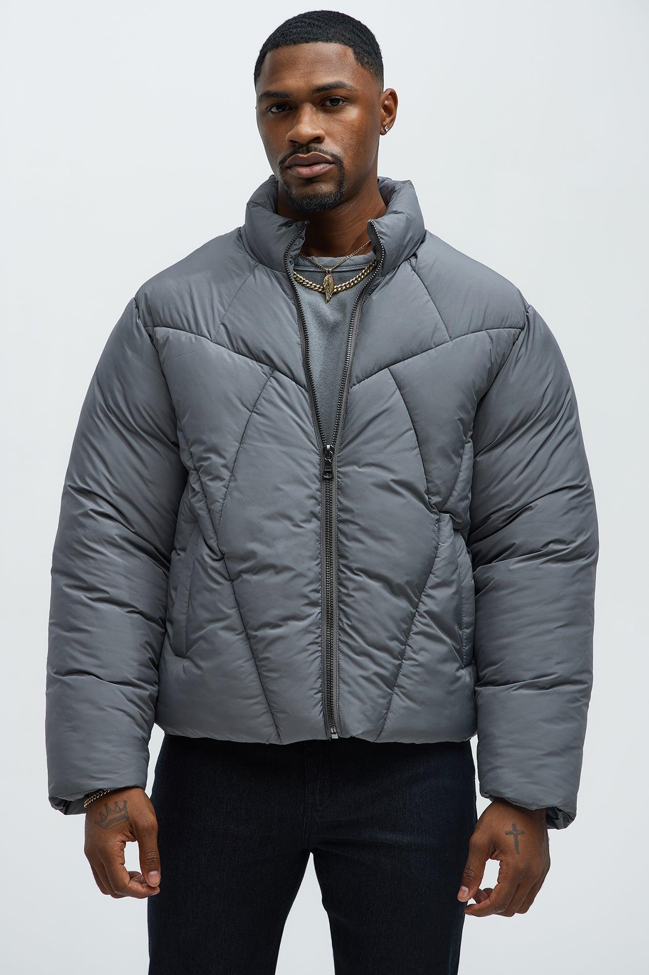 Lost Times Puffer Jacket - Charcoal product image