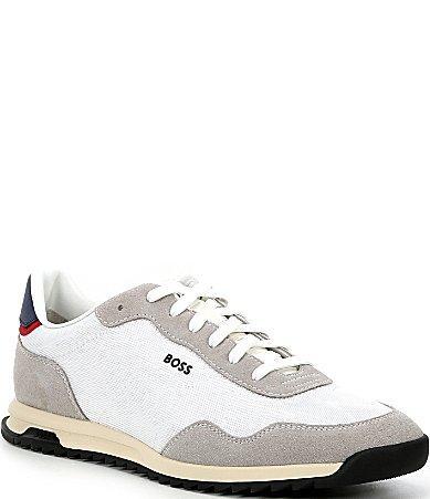 Hugo Boss Mens Zayn Suede Low Profile Sneakers Product Image