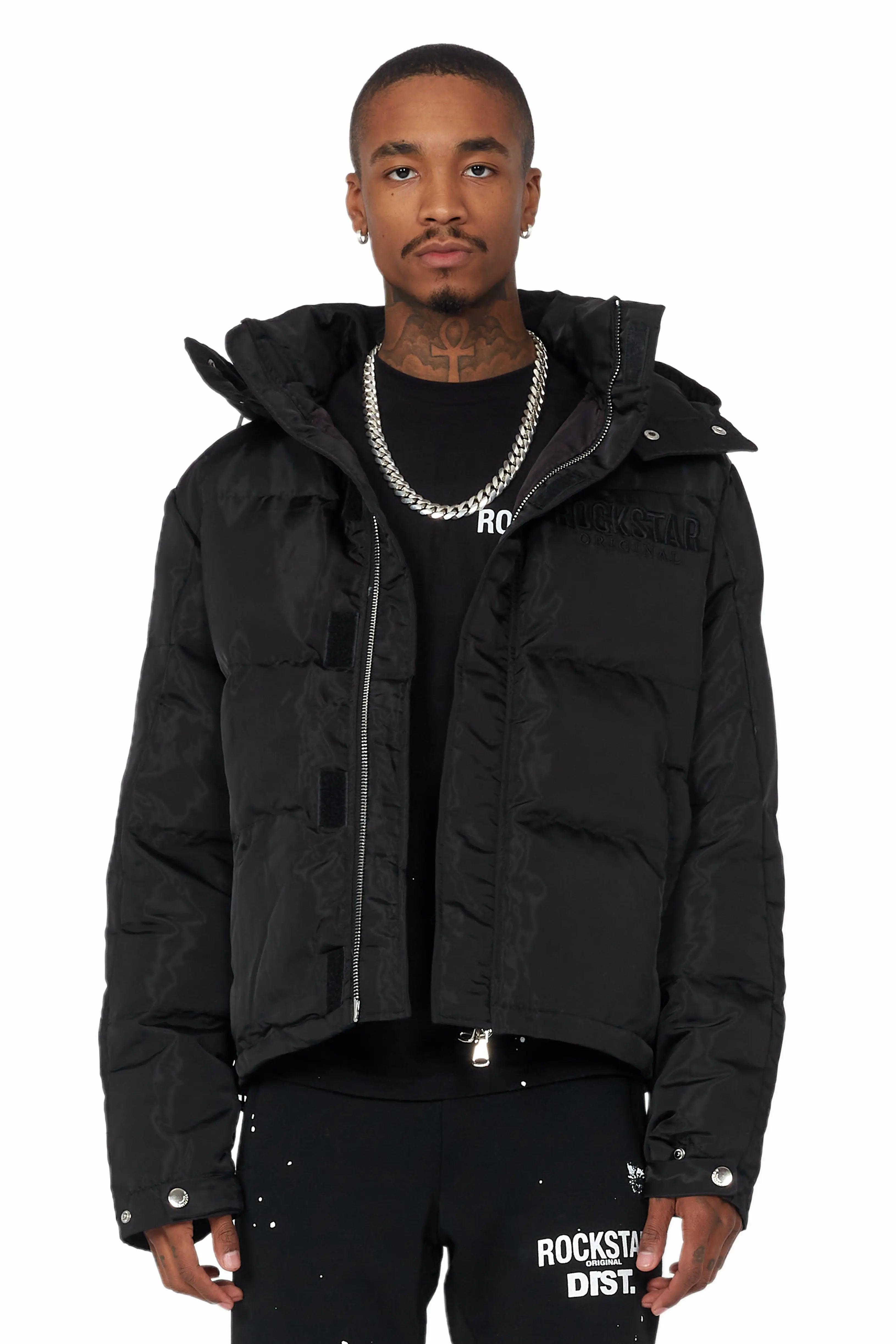 Brynn Black Puffer Jacket Male Product Image