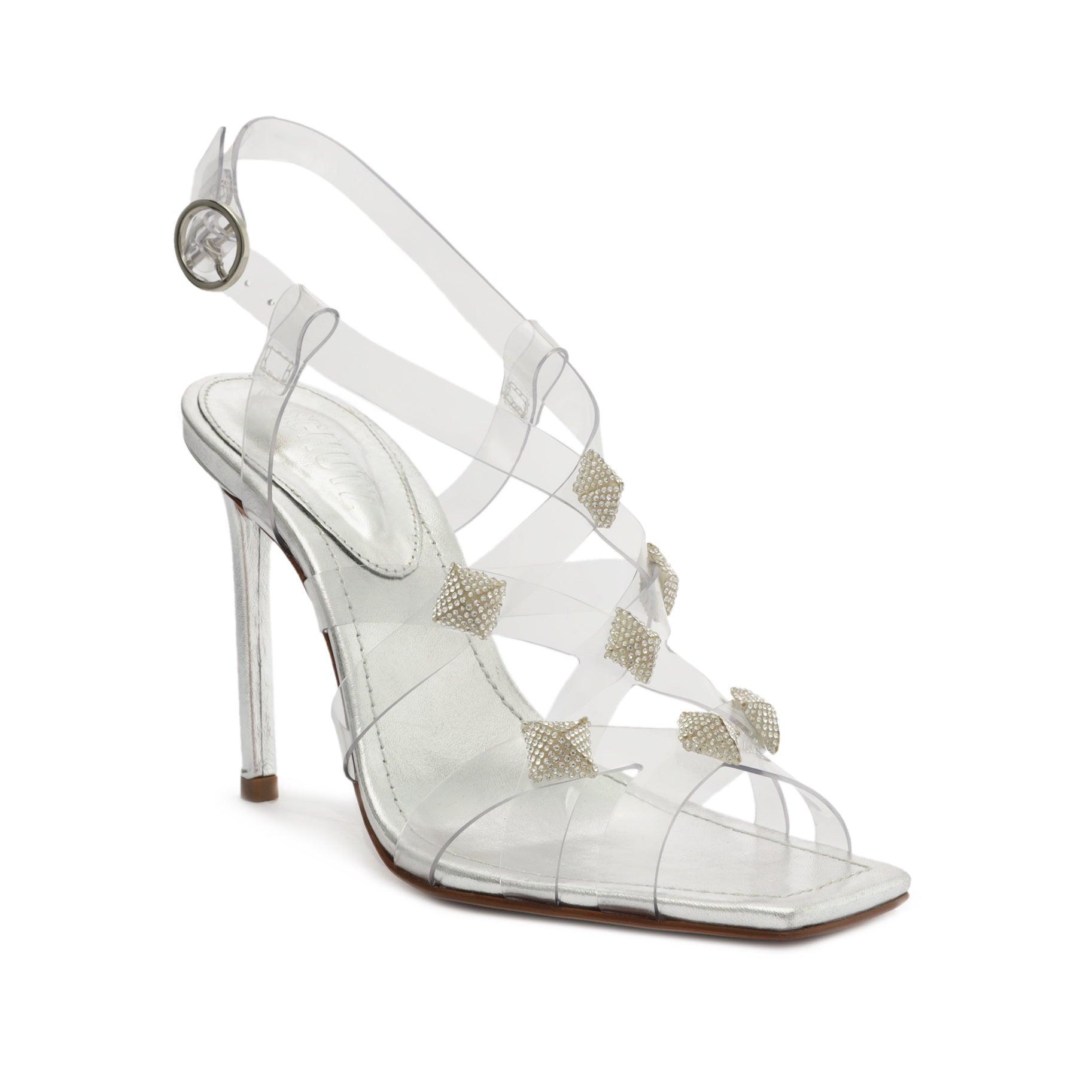 High Summer 23 Georgia Sandal - 6.5 Silver Vinyl Product Image