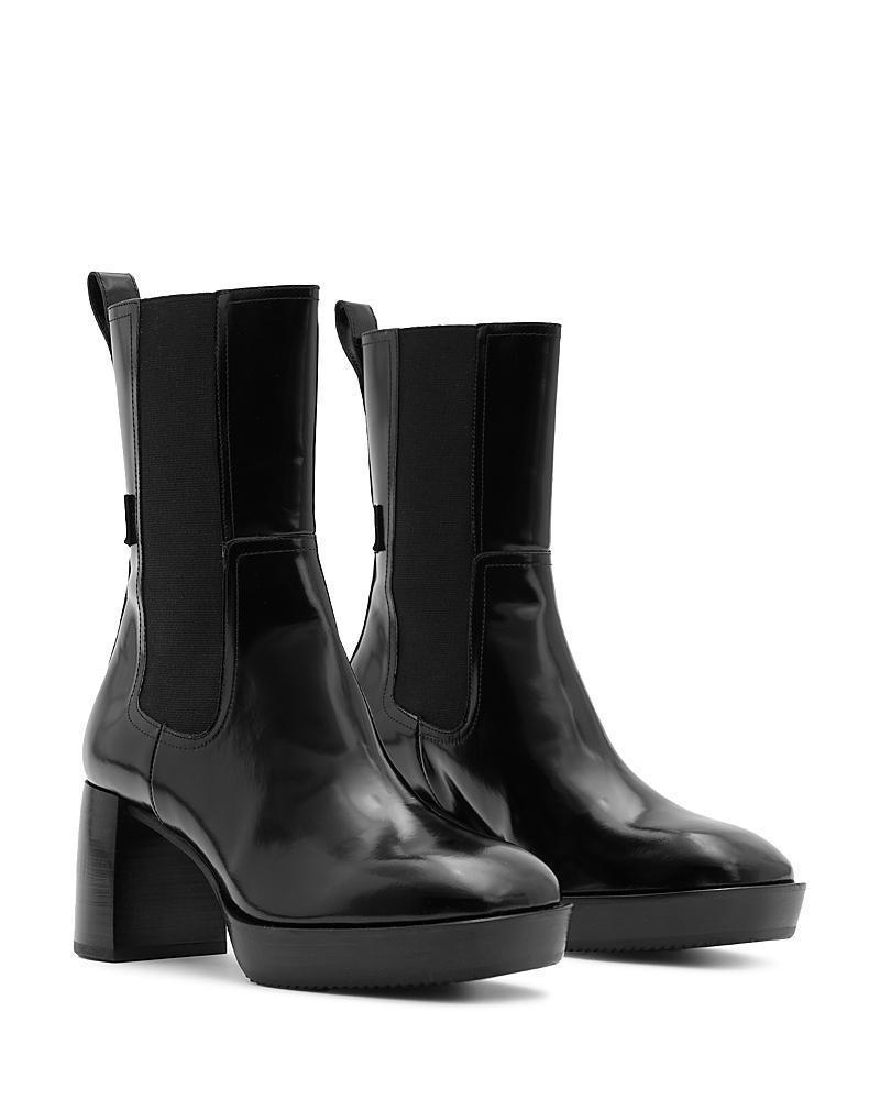 Allsaints Womens Lottie Pull On Platform High Heel Boots Product Image