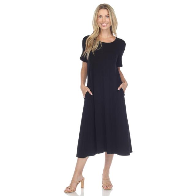 Short Sleeve Midi Dress Product Image