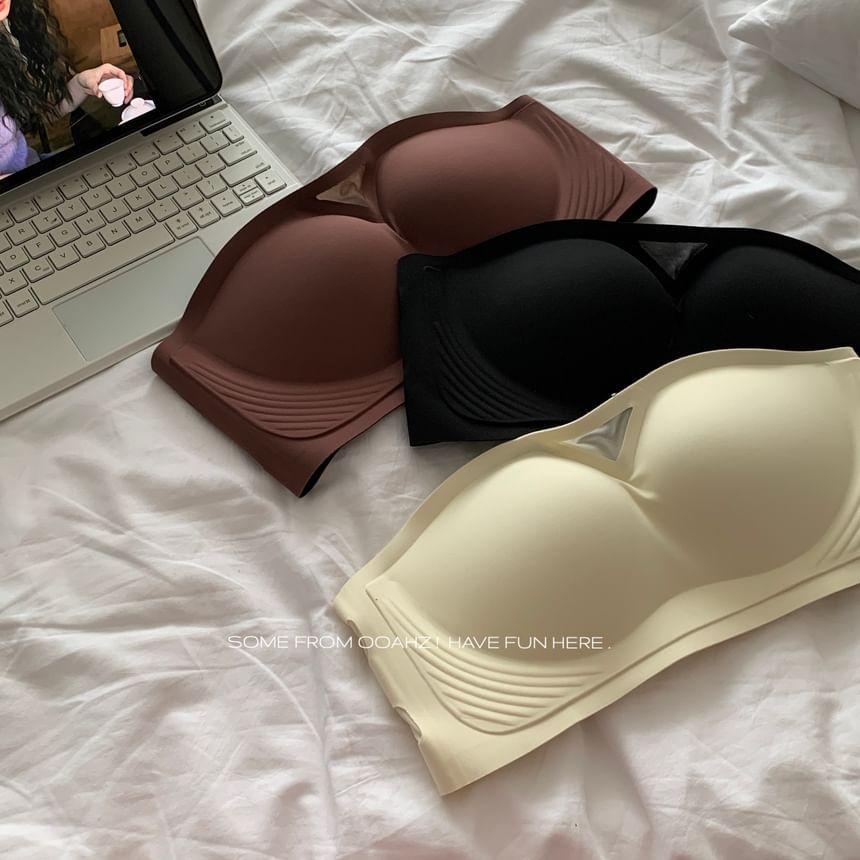 Plain Seamless Bandeau Bra Product Image