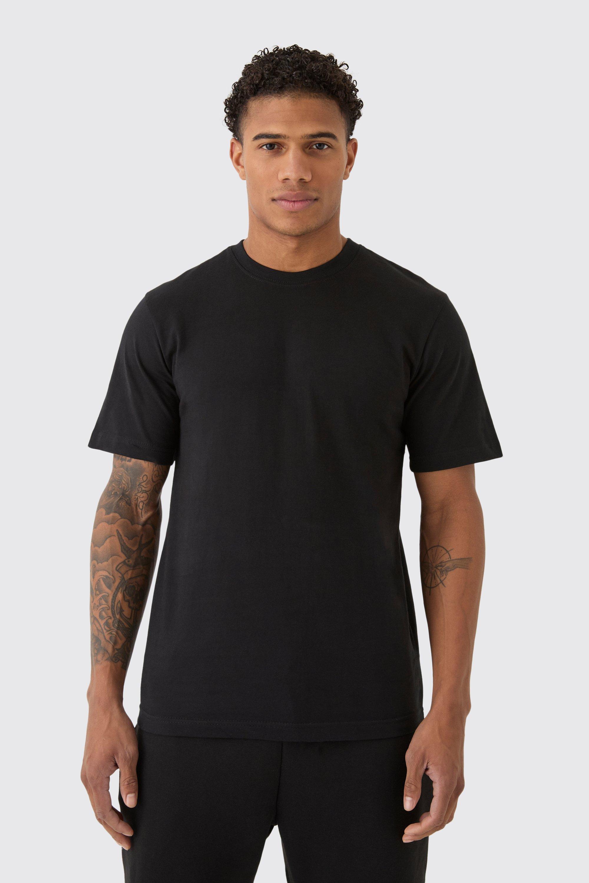 Basic Crew Neck T Shirt | boohooMAN USA product image