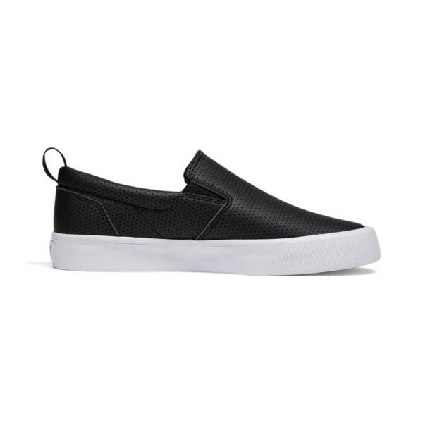 PUMA Bari Slip-On Comfort Women's Shoes in Black/Flat Dark Grey Product Image