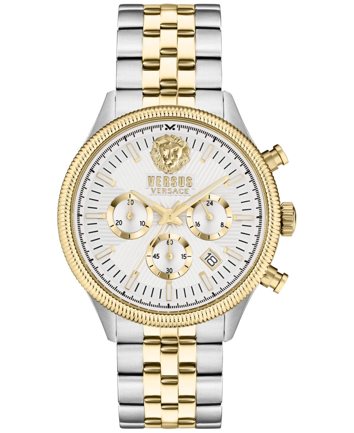 Versus Versace Mens Chronograph Colonne Ion Plated Stainless Steel Bracelet Watch 44mm Product Image