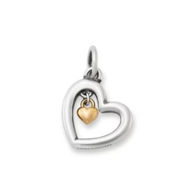 Petite Heart of Gold Charm Product Image