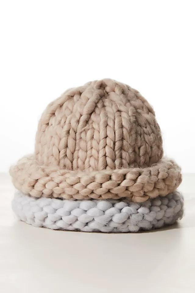 Woven Chunky Knit Beanie product image