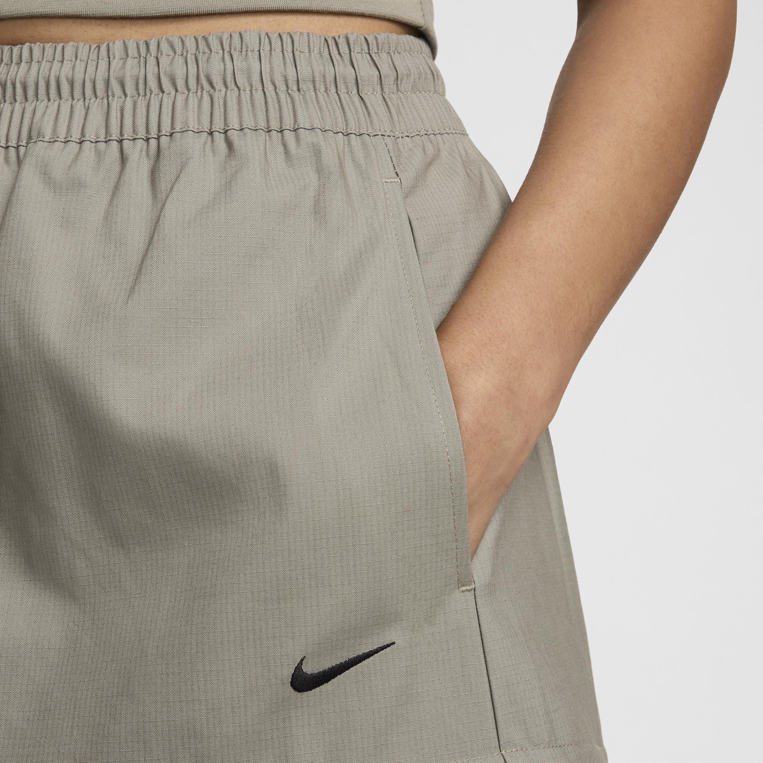 Womens Nike Sportswear Essential Mid-Rise Woven Cargo Midi Skirt Product Image